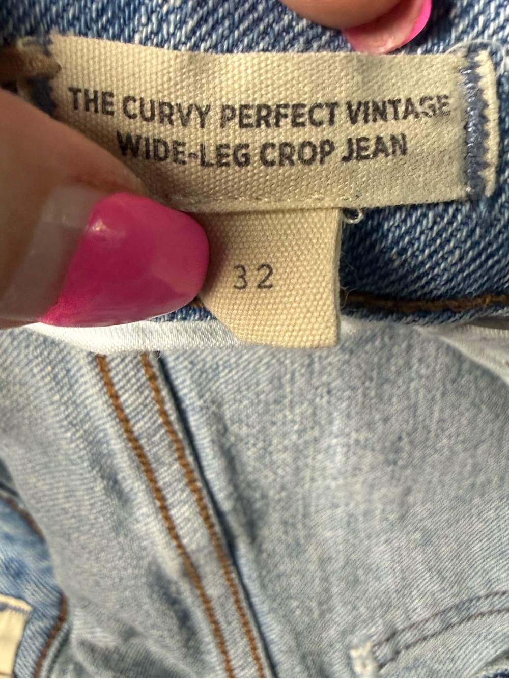 Madewell THE CURVY PERFECT VINTAGE
WIDE-LEG CROP JEAN 32 - Picture 6 of 8